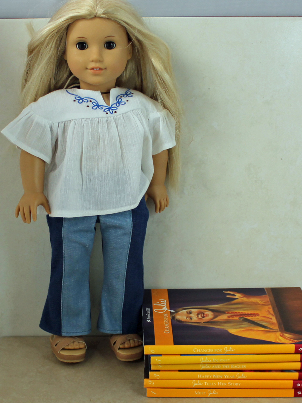 American Girl Doll Julie Albright W Box Ebay